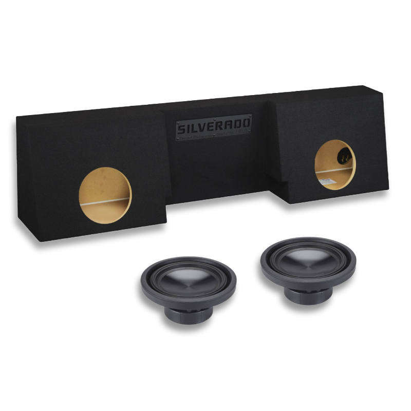 PCH Custom Audio 2007-2026 Chevy Silverado Regular Cab Dual 10” SWT-10S2 Bass Package